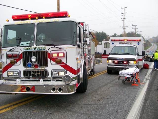 Vehicle collision with one trapped, 11-14-2007