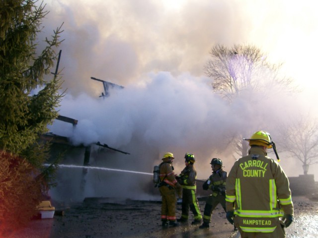 House Fire in Hereford Area, 02-28-2008.