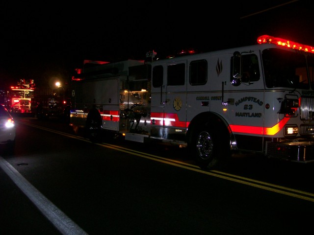 Appliance Fire, 10-03-2008.