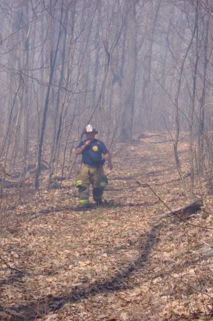 Cascade Lake brush fire, 04-22-2007