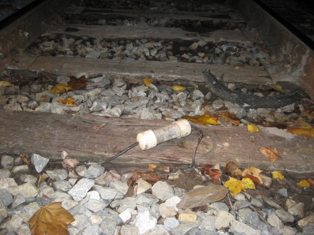 Alleged Improvised Explosive Device on railroad tracks, 11-21-2007