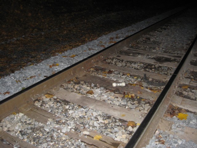 Alleged Improvised Explosive Device on railroad tracks, 11-21-2007