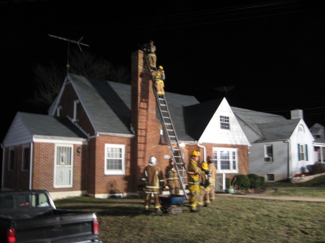 Hampstead Chimney Fire, 03-02-2008.  