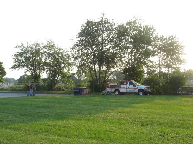 Brush Alarm 2-8, multiple fires on railroad tracks, 09-07-2007