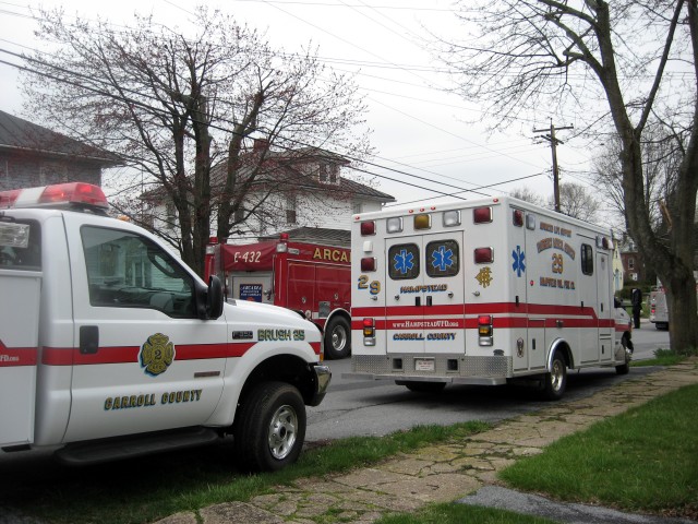 Gill Avenue Apartment Fire, 04-07-2008.