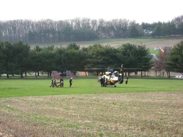 Vehicle Collision with Flyout, 04-11-2008.