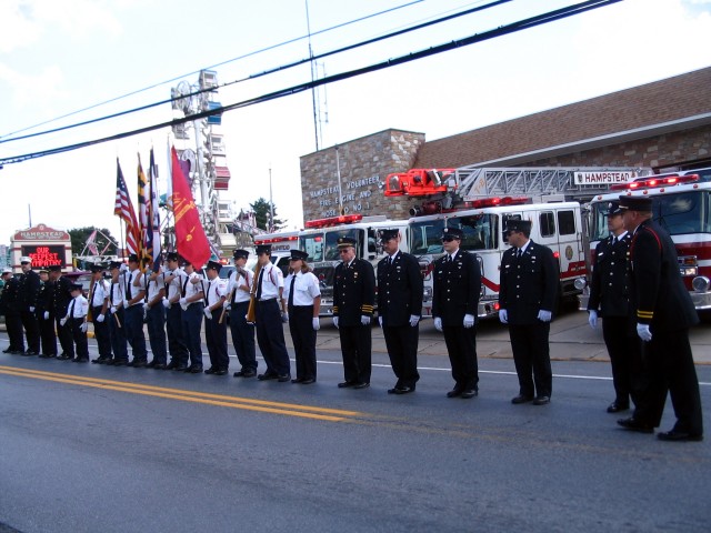 Mourning and honoring Baltimore County Police Lieutenant Michael Howe, 08-16-2008.