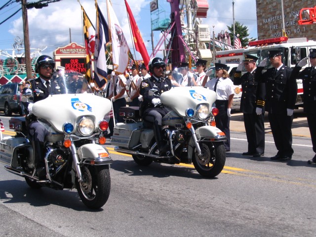 Mourning and honoring Baltimore County Police Lieutenant Michael Howe, 08-16-2008.