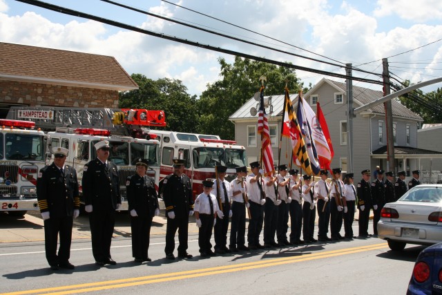 Mourning and honoring Baltimore County Police Lieutenant Michael Howe, 08-16-2008.