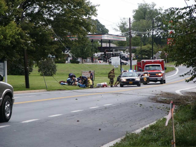 September 19, 2006 MVA - Rollover with Medevac; Hanover Pike & Wolf Hill Drive.