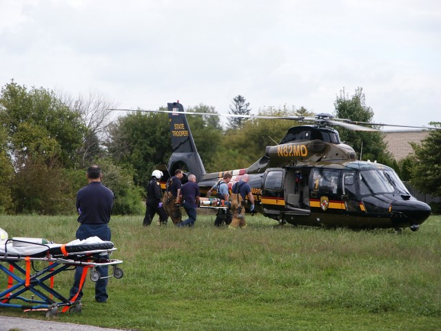 September 19, 2006 MVA - Rollover with Medevac; Hanover Pike & Wolf Hill Drive.