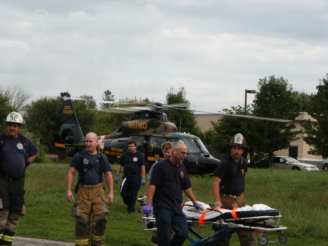 September 19, 2006 MVA - Rollover with Medevac; Hanover Pike & Wolf Hill Drive.