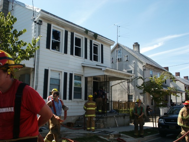 Apartment Fire 08-24-06 along RT 30 in Manchester