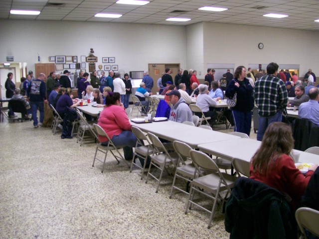 Annual Breakfast, 03-08-2008.  Snapshot of the record-breaking turnout.