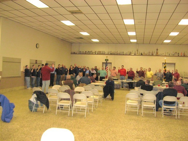 Swearing-in of the 2008 Officers.