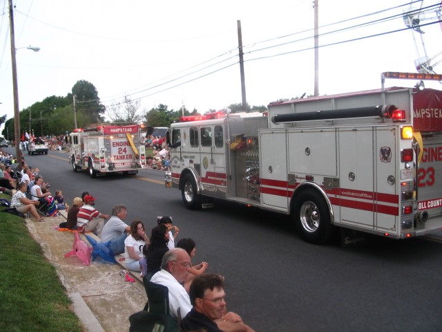 Manchester Parade, 07-01-2008. Awarded &quot;Best Appearing Fire Department Overall&quot; and &quot;Best Appearing Fire Department in County&quot;.