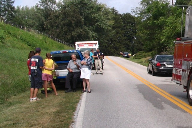 Neudecker Rd. House Fire, 8-23-2008.  Earl still makes it out for the big one!