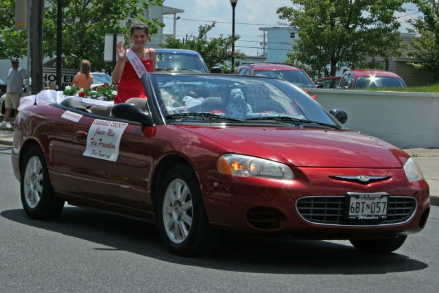 Ocean City Parade, 06-18-2008.  Carroll County Junior Miss Fire Prevention First Runner-Up.