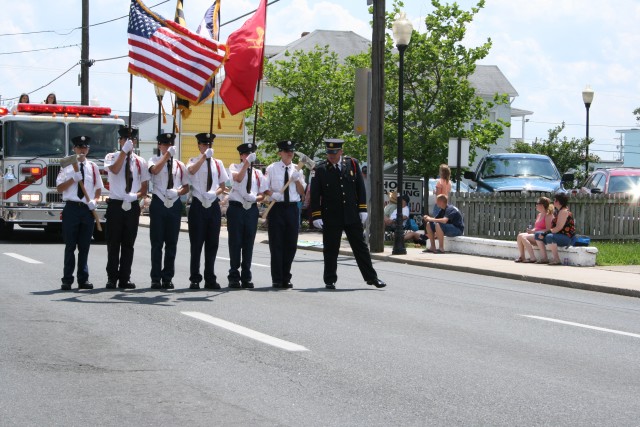 Ocean City Parade, 06-18-2008.  Doing the old Two-Step in the middle of Baltimore Avenue.