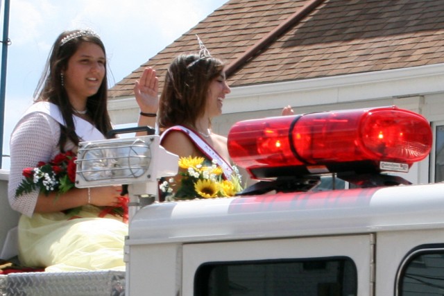 Ocean City Parade, 06-18-2008.  Carroll County Junior Miss Fire Prevention and Maryland State Firemen's Association Miss Fire Prevention.