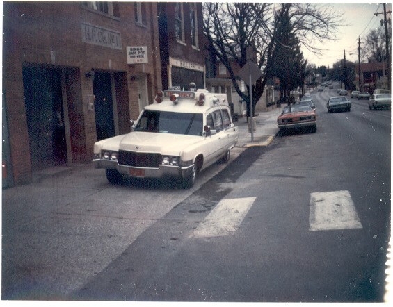 A-29 in front of the &quot;Old Firehouse&quot; looking North on Main Street